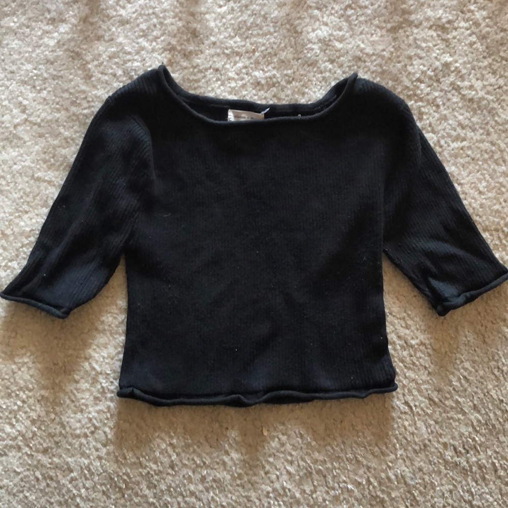 Robbed crop top